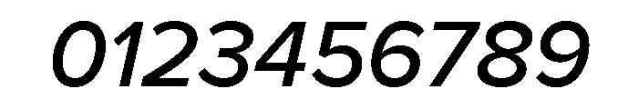 Proxima Nova Medium Italic Font OTHER CHARS