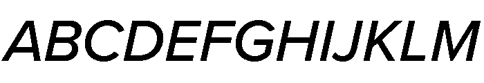 Proxima Nova Medium Italic Font UPPERCASE