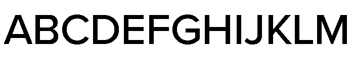 Proxima Nova Medium Font UPPERCASE