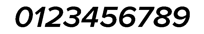 Proxima Nova Semi Bold Italic Font OTHER CHARS