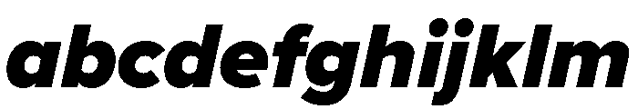 Proxima Nova Thai Black Italic FONT