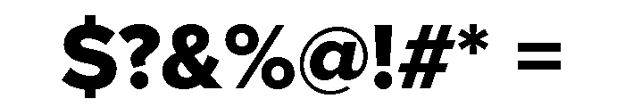 Proxima Nova Thai Looped Extra Bold Font OTHER CHARS