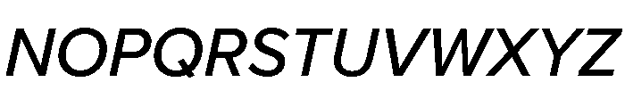 Proxima Nova Thai Looped Medium Italic Font UPPERCASE