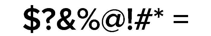 Proxima Nova Thai Looped Semi Bold Font OTHER CHARS