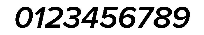 Proxima Nova Thai Semi Bold Italic Font OTHER CHARS