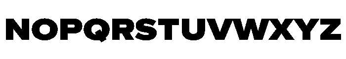 Proxima Nova Wide Black Font UPPERCASE