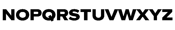 Proxima Nova Wide Extra Bold Font UPPERCASE