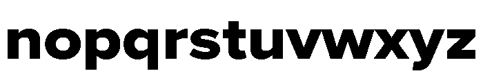 Proxima Nova Wide Extra Bold Font LOWERCASE