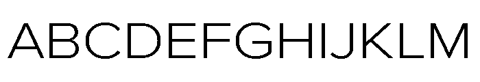Proxima Nova Wide Light Font UPPERCASE