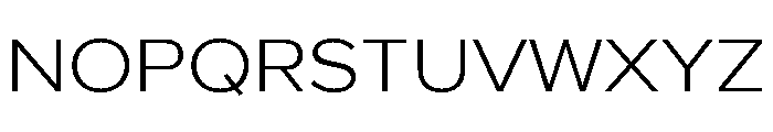 Proxima Nova Wide Light Font UPPERCASE