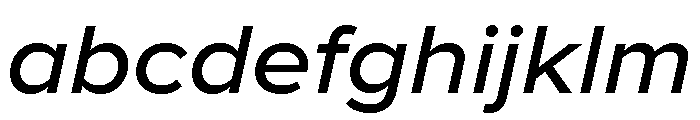 Proxima Nova Wide Medium Italic FONT