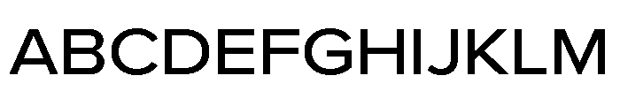 Proxima Nova Wide Medium Font UPPERCASE