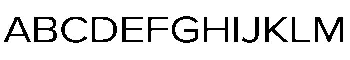 Proxima Nova Wide Regular Font UPPERCASE