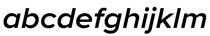 Proxima Nova Wide Semi Bold Italic FONT