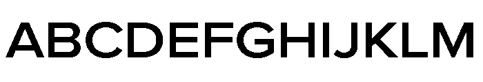 Proxima Nova Wide Semi Bold Font UPPERCASE