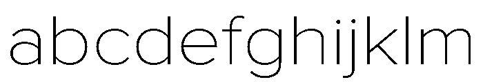 Proxima Nova Wide Thin FONT