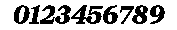 Proxima Sera Black Italic Font OTHER CHARS