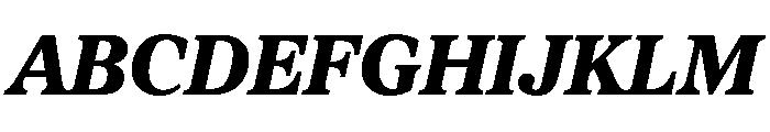 Proxima Sera Black Italic Font UPPERCASE