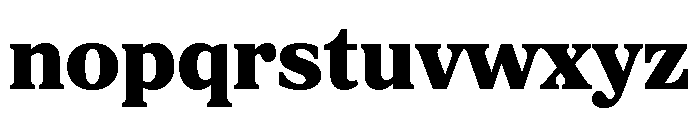 Proxima Sera Black Font LOWERCASE