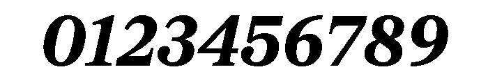 Proxima Sera Bold Italic Font OTHER CHARS