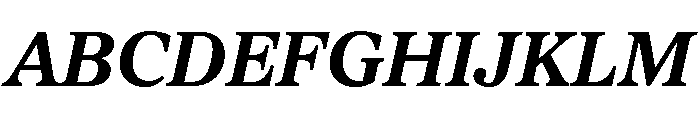 Proxima Sera Bold Italic Font UPPERCASE