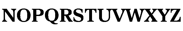Proxima Sera Bold Font UPPERCASE