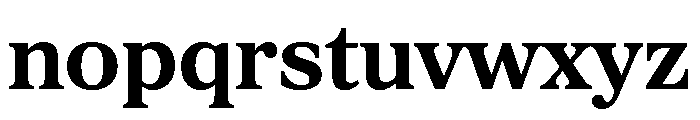 Proxima Sera Bold Font LOWERCASE