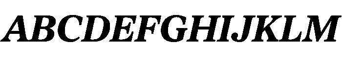 Proxima Sera Extra Bold Italic Font UPPERCASE