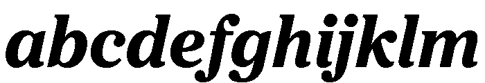 Proxima Sera Extra Bold Italic FONT