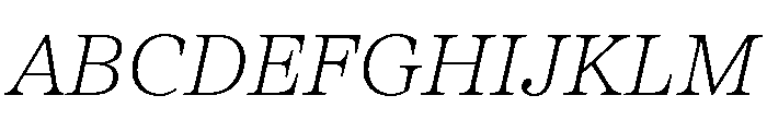 Proxima Sera Extra Light Italic Font UPPERCASE