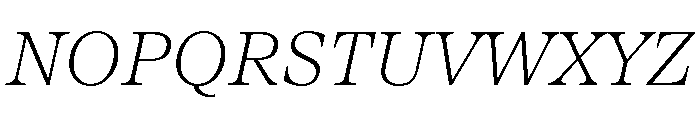 Proxima Sera Extra Light Italic Font UPPERCASE