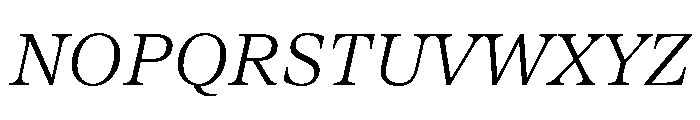 Proxima Sera Light Italic Font UPPERCASE