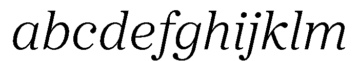 Proxima Sera Light Italic FONT