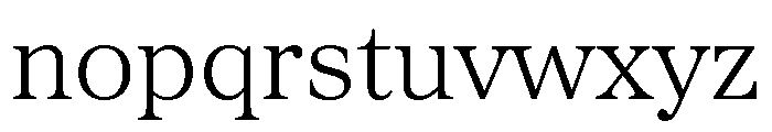 Proxima Sera Light Font LOWERCASE