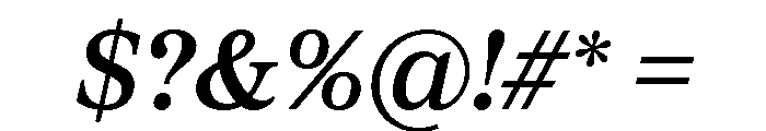 Proxima Sera Medium Italic Font OTHER CHARS