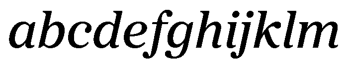 Proxima Sera Medium Italic FONT