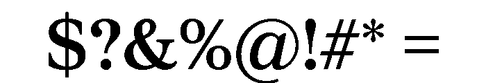 Proxima Sera Medium Font OTHER CHARS