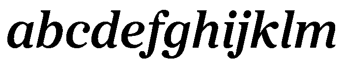 Proxima Sera Semi Bold Italic FONT