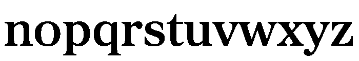 Proxima Sera Semi Bold Font LOWERCASE
