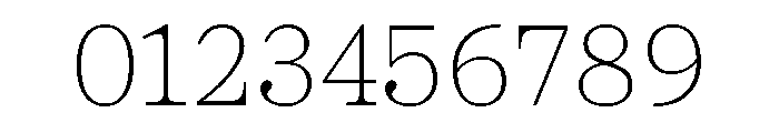 Proxima Sera Thin Font OTHER CHARS