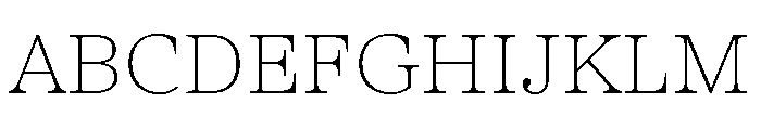 Proxima Sera Thin Font UPPERCASE