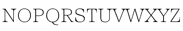Proxima Sera Thin Font UPPERCASE