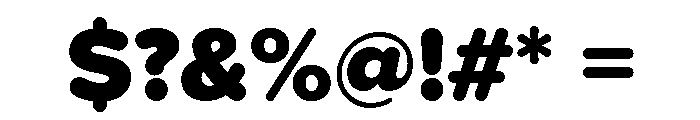Proxima Soft Black Font OTHER CHARS