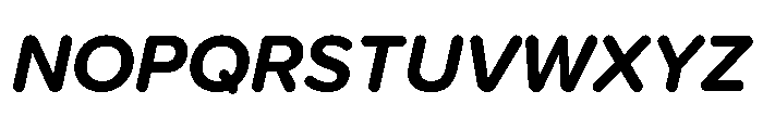 Proxima Soft Bold Italic Font UPPERCASE