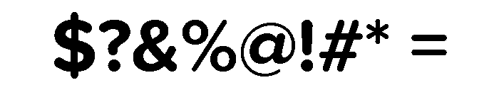 Proxima Soft Bold Font OTHER CHARS