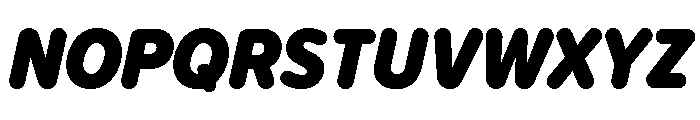Proxima Soft Condensed Black Italic Font UPPERCASE