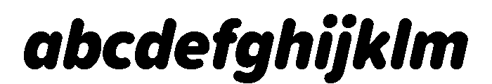 Proxima Soft Condensed Black Italic FONT
