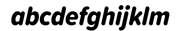 Proxima Soft Condensed Extra Bold Italic FONT