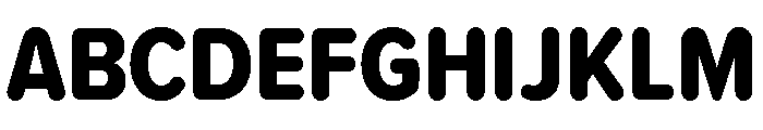 Proxima Soft Condensed Extra Bold Font UPPERCASE
