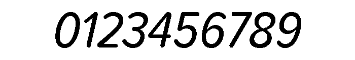 Proxima Soft Condensed Regular Italic Font OTHER CHARS
